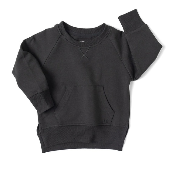 Little Bipsy Other - Little Bipsy Charcoal Pocket Pullover Size 18-24 Months